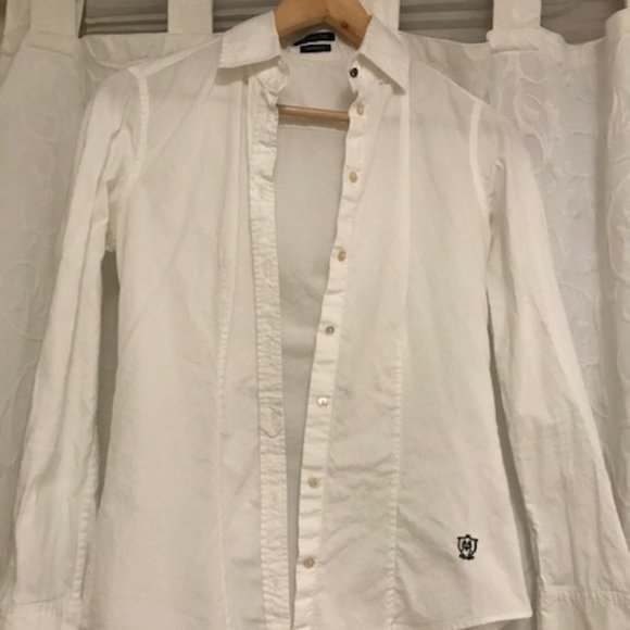 Massimo Dutti White Long Sleeve Shirt - Picture 4 of 5